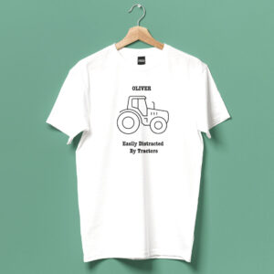 Custom Distracted By Tractors