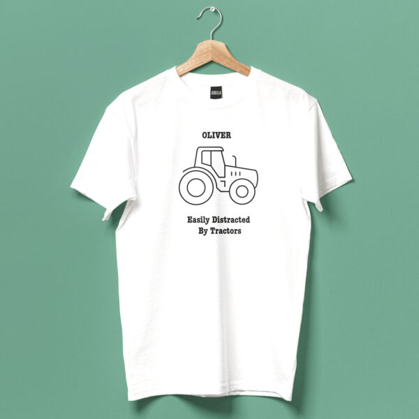 Custom Distracted By Tractors